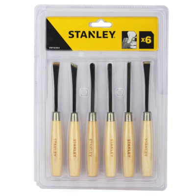 STANLEY 6PC Chisel Wood Carving Set STHT16120-8